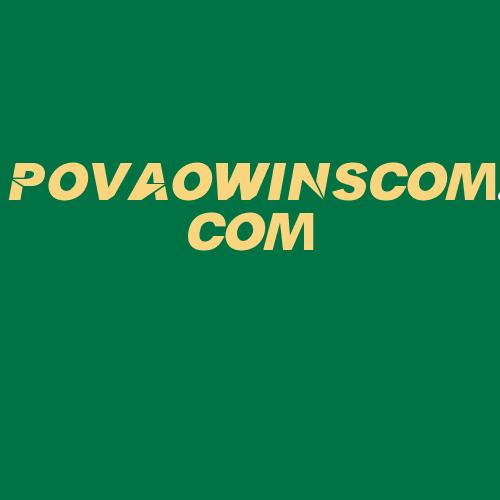 Logo da POVAOWINSCOM